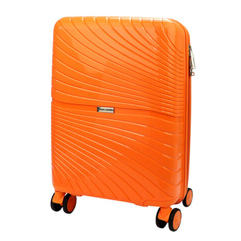 Mocne materiałowe walizki podróżne damskie Pierre Cardin 1104 JOY01 S