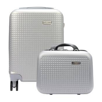 Mocne materiałowe walizki podróżne damskie Pierre Cardin MED06 TITANIC x2 Z