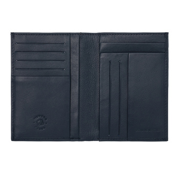 Skórzany Męskie portfel bifold Nuvola Pelle o minimalistycznym, cienkim designie z kieszeniami na karty i dokumenty