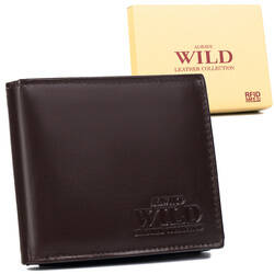 Skórzany męski portfel Wild N992-P-SCR