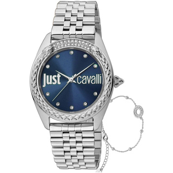 Zegarek marki Just Cavalli model JC1L195M00 kolor Szary. Akcesoria Damskie. Sezon: Cały rok